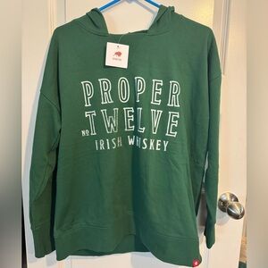Proper twelve Irish Whiskey new medium hoodie